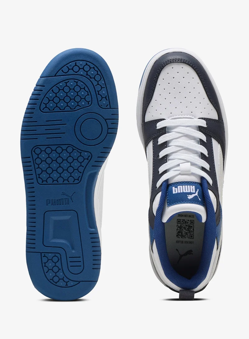 Puma White Kids' Rebound V6 Lo Shoes for Men | Best Price UAE